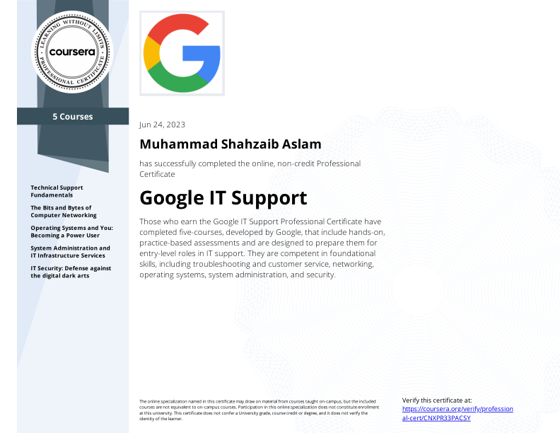 Google It Support